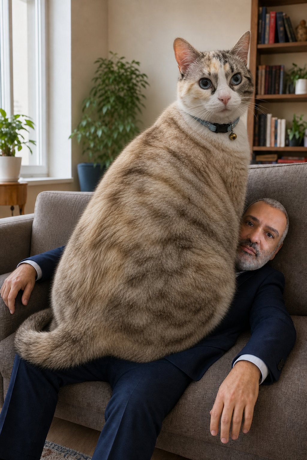Le chat boss